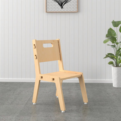 Grey Guava Childrens Wooden Chair | Verified Sustainable by Brown Living™