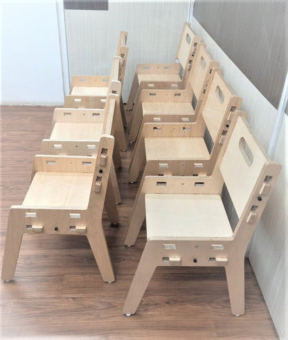 Grey Guava Childrens Wooden Chair | Verified Sustainable by Brown Living™