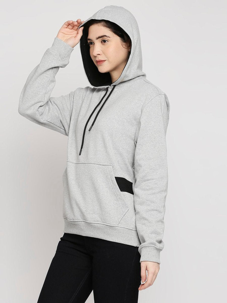 Grey Relaxed Fit Hoodie | Recycled Polyester + Recycled Cotton Blend | Verified Sustainable by Brown Living™