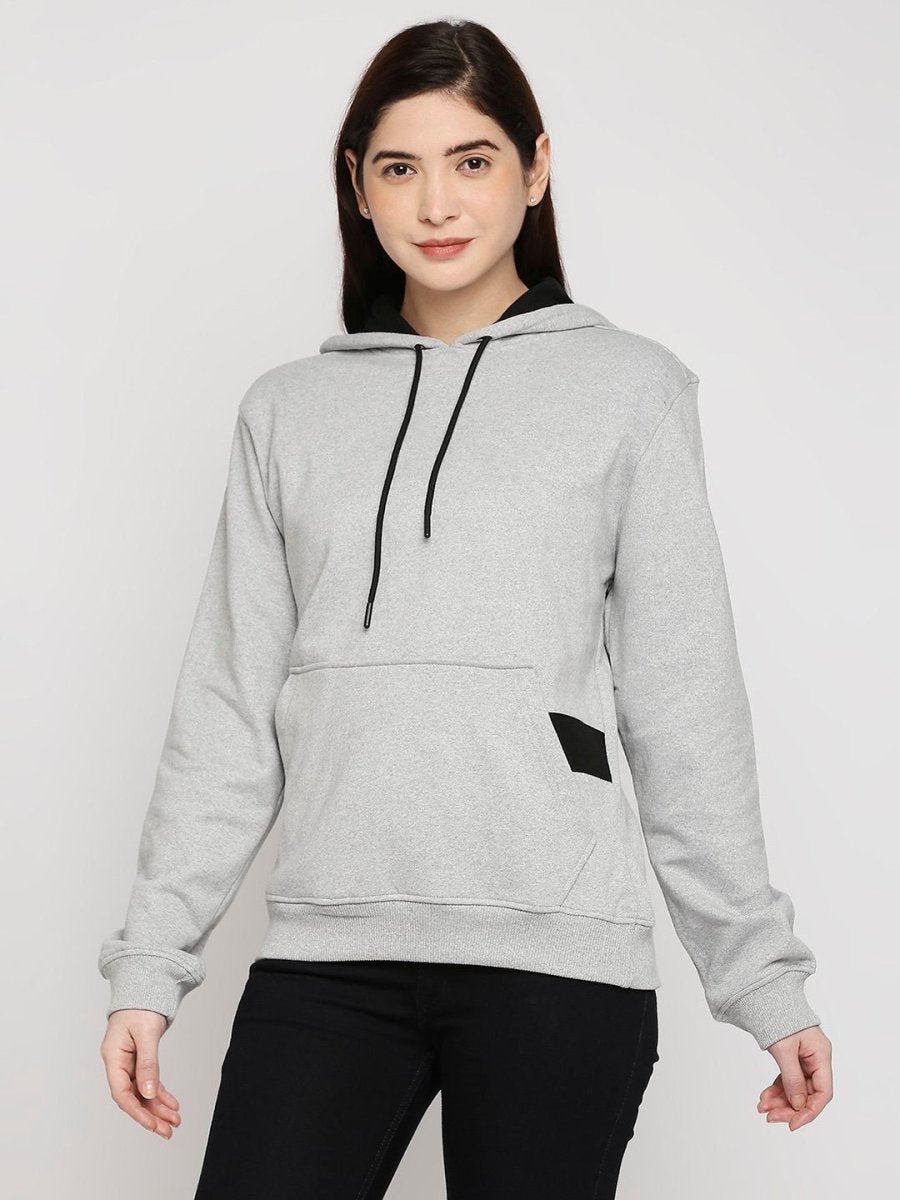 Grey Relaxed Fit Hoodie | Recycled Polyester + Recycled Cotton Blend | Verified Sustainable by Brown Living™