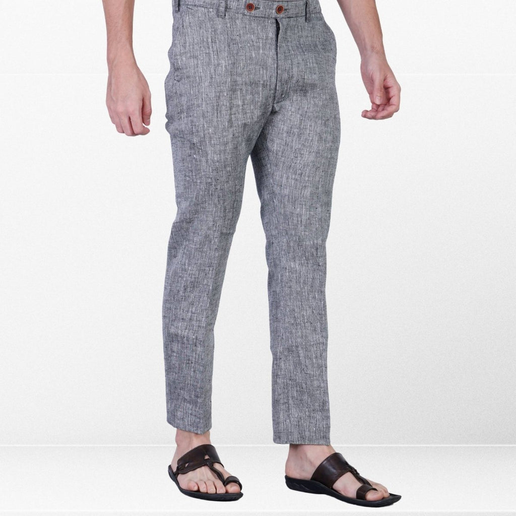 Men's trousers MODERN 37.5 slim fit - Color: Grey | Size: 50