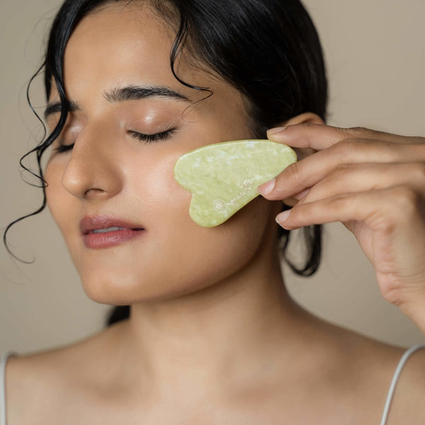 Buy Gua Sha Green Quartz | Shop Verified Sustainable Products on Brown Living