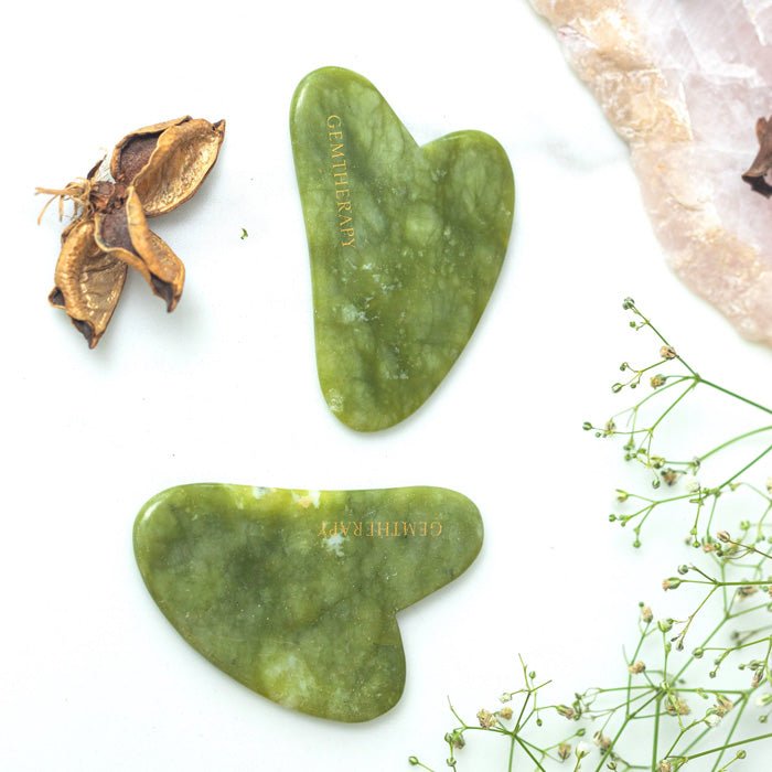 Buy Gua Sha- Jade | Shop Verified Sustainable Products on Brown Living
