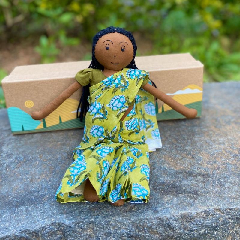 Haji- Fabric Doll Play Set | Verified Sustainable Role & Pretend Play Toys on Brown Living™