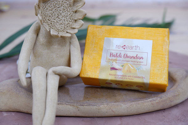 Buy Haldi Chandan Soap | Shop Verified Sustainable Products on Brown Living