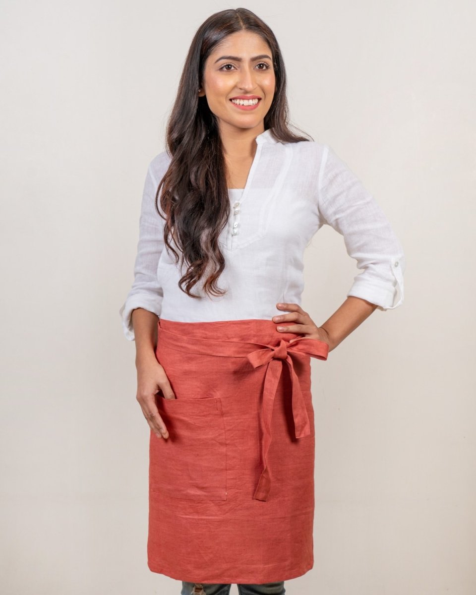 Half Apron in 100% Hemp | Verified Sustainable by Brown Living™