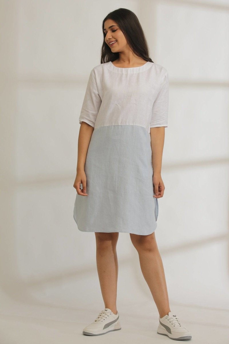 Half - N - Half Hemp Dress | Verified Sustainable by Brown Living™