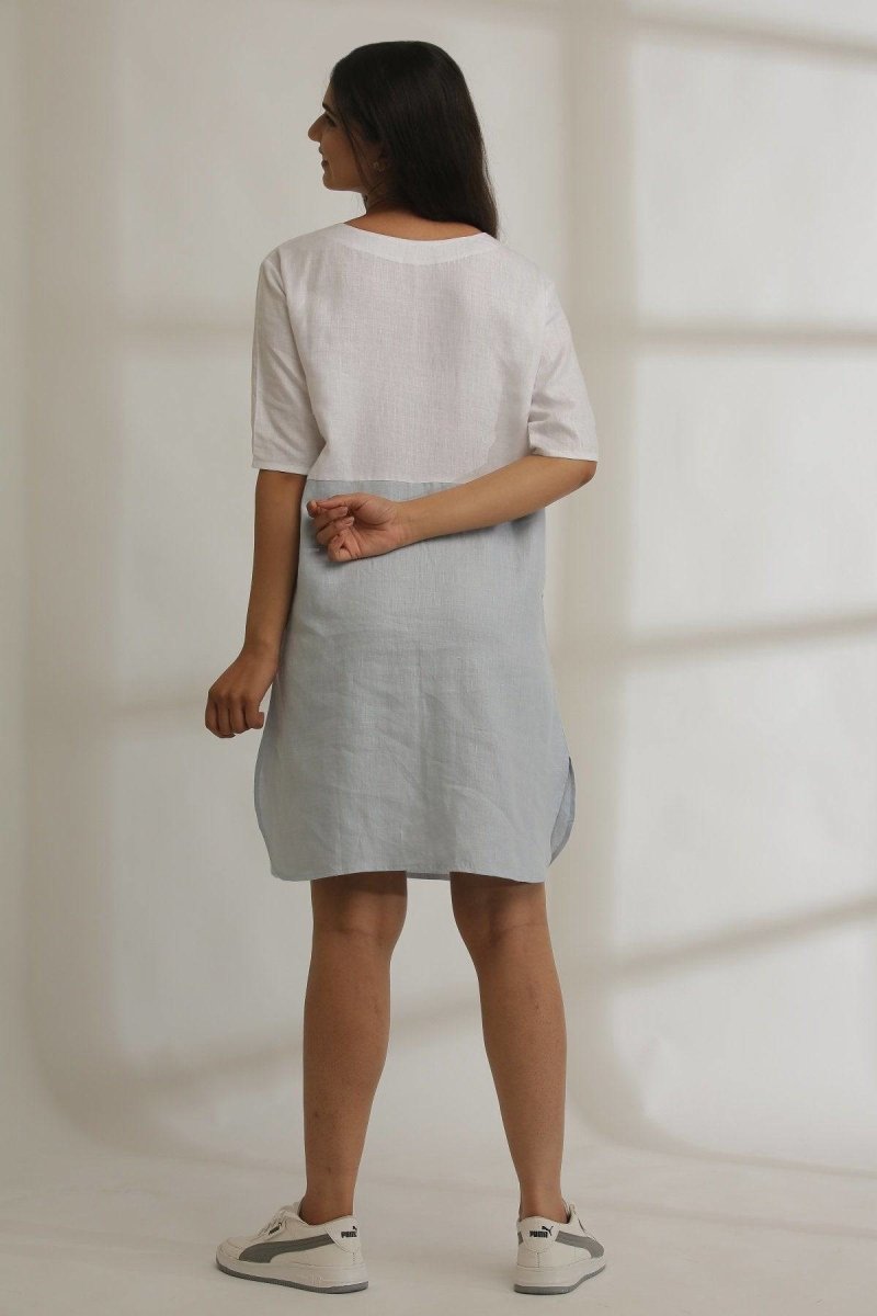 Half - N - Half Hemp Dress | Verified Sustainable by Brown Living™