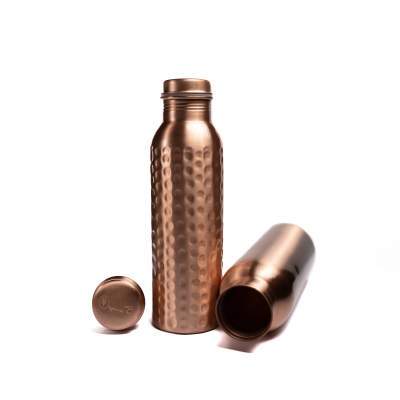 Hammered copper bottle | Verified Sustainable by Brown Living™