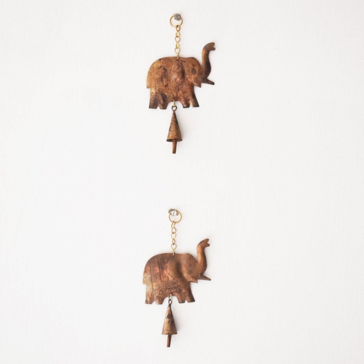 Hand Forged Copper Coated Bell from Kutch | Verified Sustainable by Brown Living™
