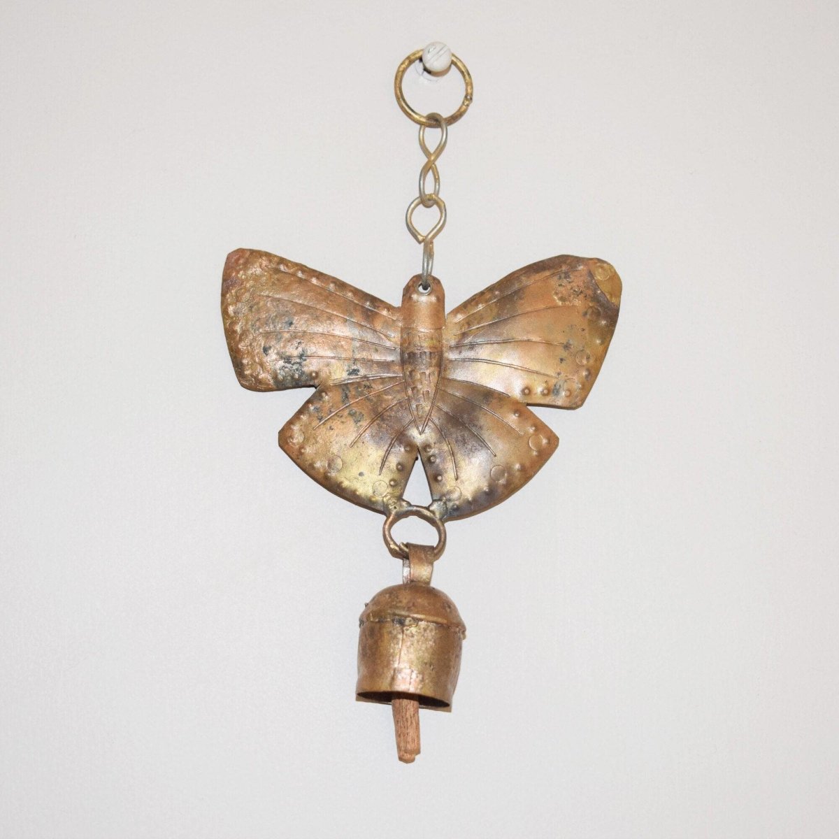 Hand Forged Copper Coated Bell from Kutch | Verified Sustainable by Brown Living™