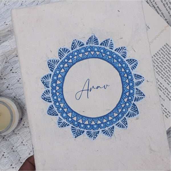 Buy Hand Painted Personalized Journal | Shop Verified Sustainable Products on Brown Living