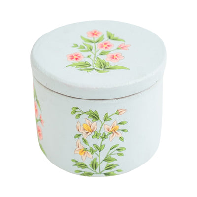 Hand Painted Terracotta Candle With Lid – Candles & Fragrances on Brown Living™. SKU: CN093J. Img 3.