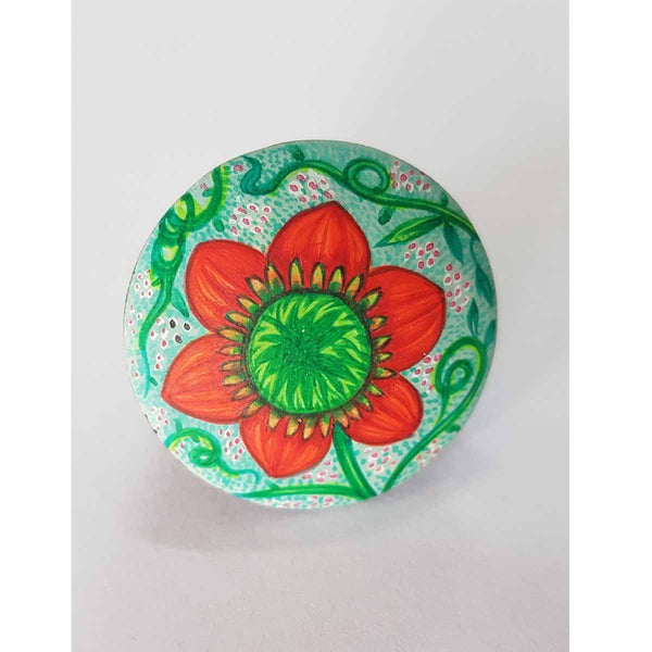 Buy Hand Painted Wooden Ring | Shop Verified Sustainable Products on Brown Living