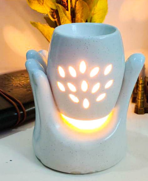 Hand Vase Electric Aroma Diffuser | Verified Sustainable Candles & Fragrances on Brown Living™