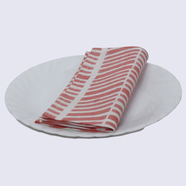 Buy Handblock Napkin | Set of 4 | Shop Verified Sustainable Table Essentials on Brown Living™