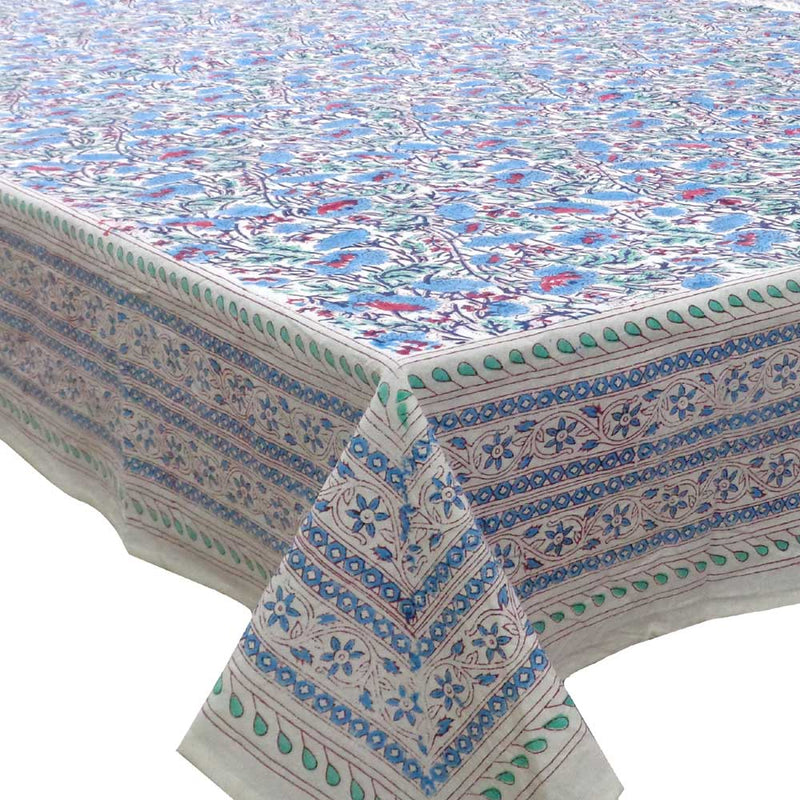 Buy Handblocked Table Cloth | Seats 4 | Shop Verified Sustainable Table Decor on Brown Living™