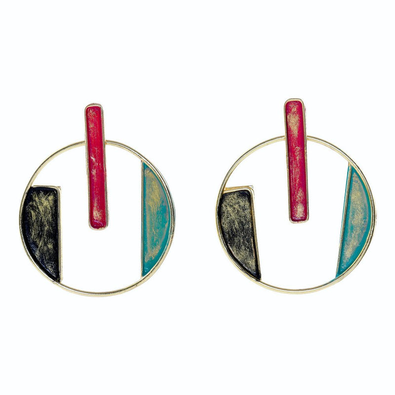 Buy Handcrafted Brass Stud Earring | Shop Verified Sustainable Womens earrings on Brown Living™