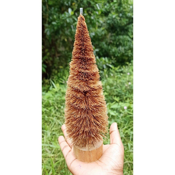 Buy Handcrafted Coir Christmas Tree- 9*6*25 CM | Shop Verified Sustainable Products on Brown Living