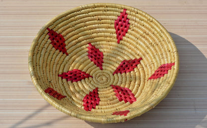 Handcrafted & Eco Friendly Moonj grass fruit basket | Verified Sustainable by Brown Living™