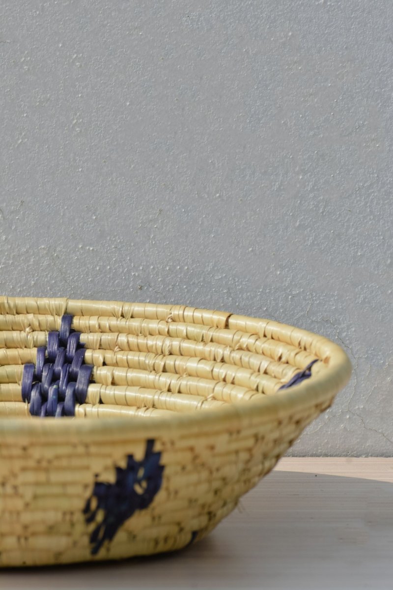 Buy Handcrafted & Eco Friendly Moonj grass fruit basket | Shop Verified Sustainable Baskets & Boxes on Brown Living™