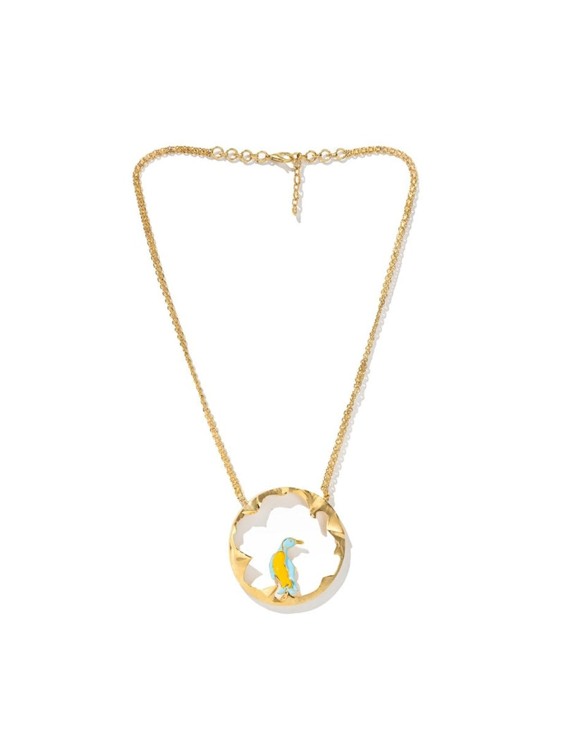 Buy Handcrafted Galápagos Gold Plated Brass Necklace | Shop Verified Sustainable Products on Brown Living