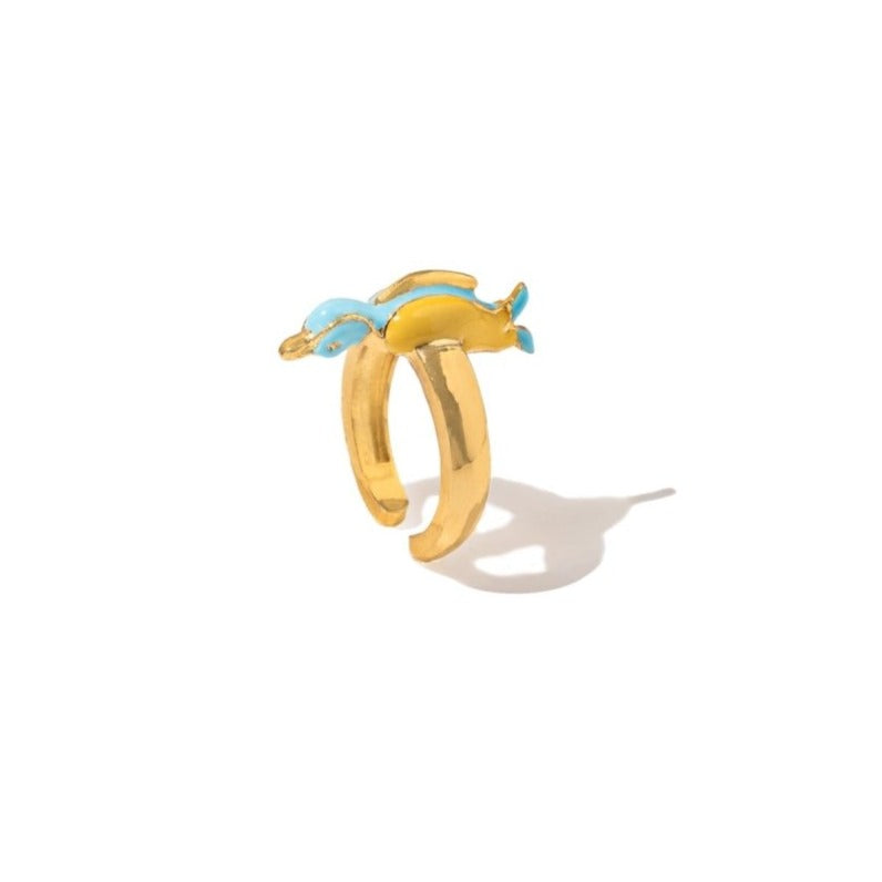 Buy Handcrafted Galápagos Gold Plated Brass Ring | Shop Verified Sustainable Products on Brown Living