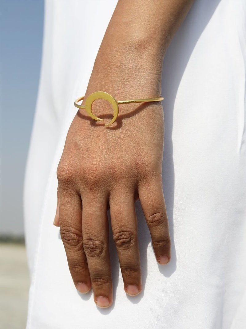 Buy Handcrafted Lunar Bangle | Shop Verified Sustainable Products on Brown Living