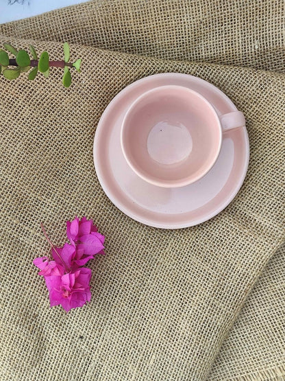 Handcrafted Mini Pink Espresso Cup | Verified Sustainable by Brown Living™