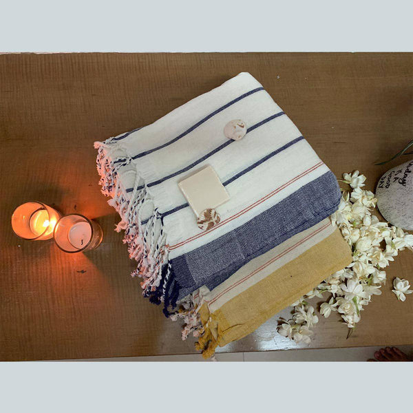 Buy Handcrafted Ultra Soft Cotton Bath Towel | Shop Verified Sustainable Products on Brown Living
