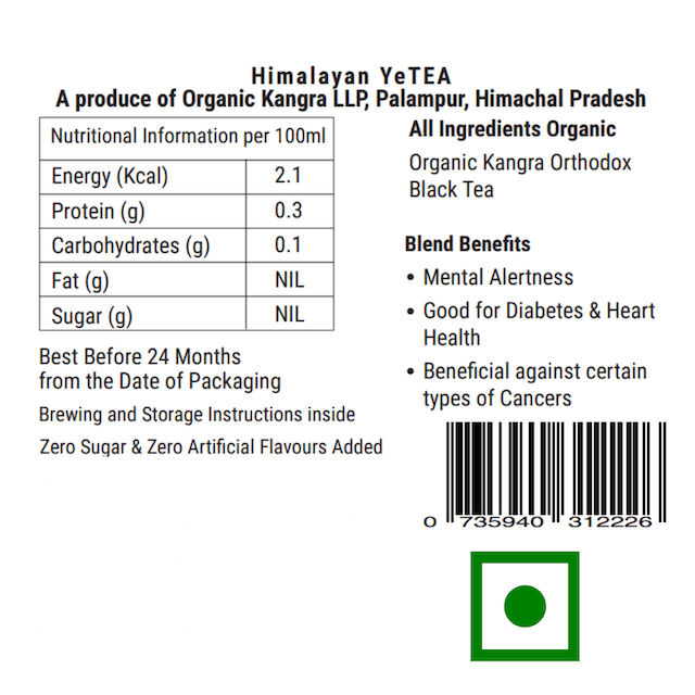 Premium Handmade Organic First Flush Himalyan Black Tea | Verified Sustainable by Brown Living™