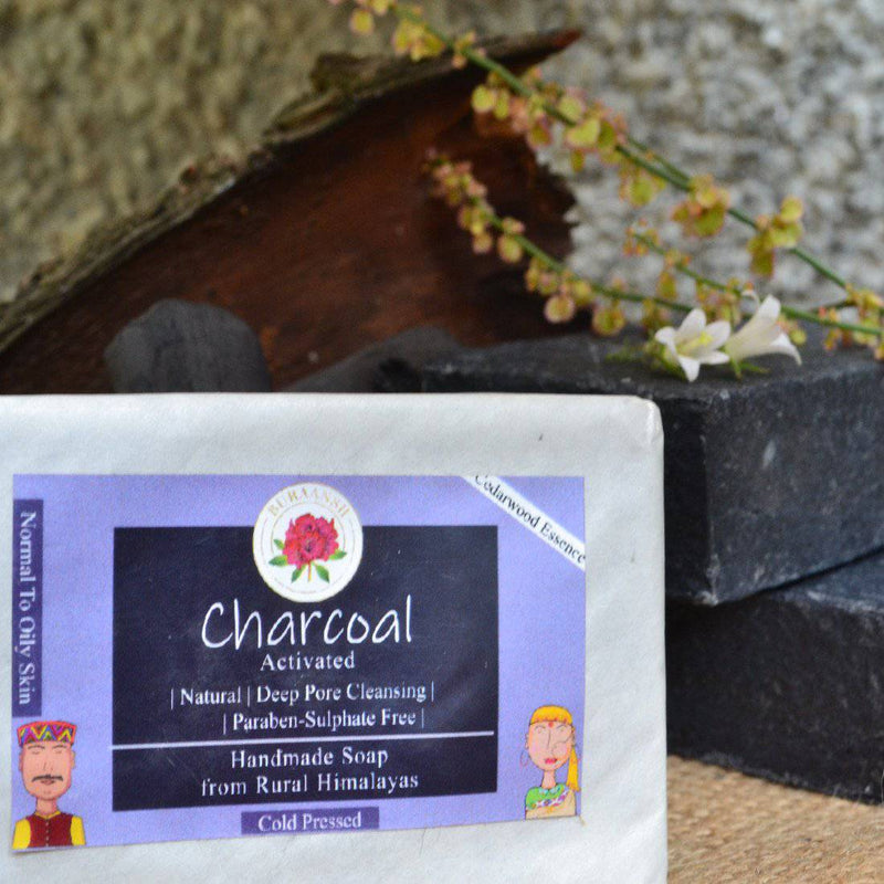 Buy Handmade Activated Charcoal Soap | Shop Verified Sustainable Body Soap on Brown Living™