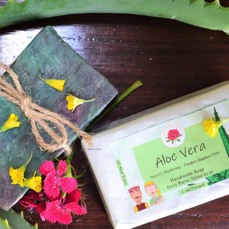 Buy Handmade Aloevera Soap | Shop Verified Sustainable Products on Brown Living