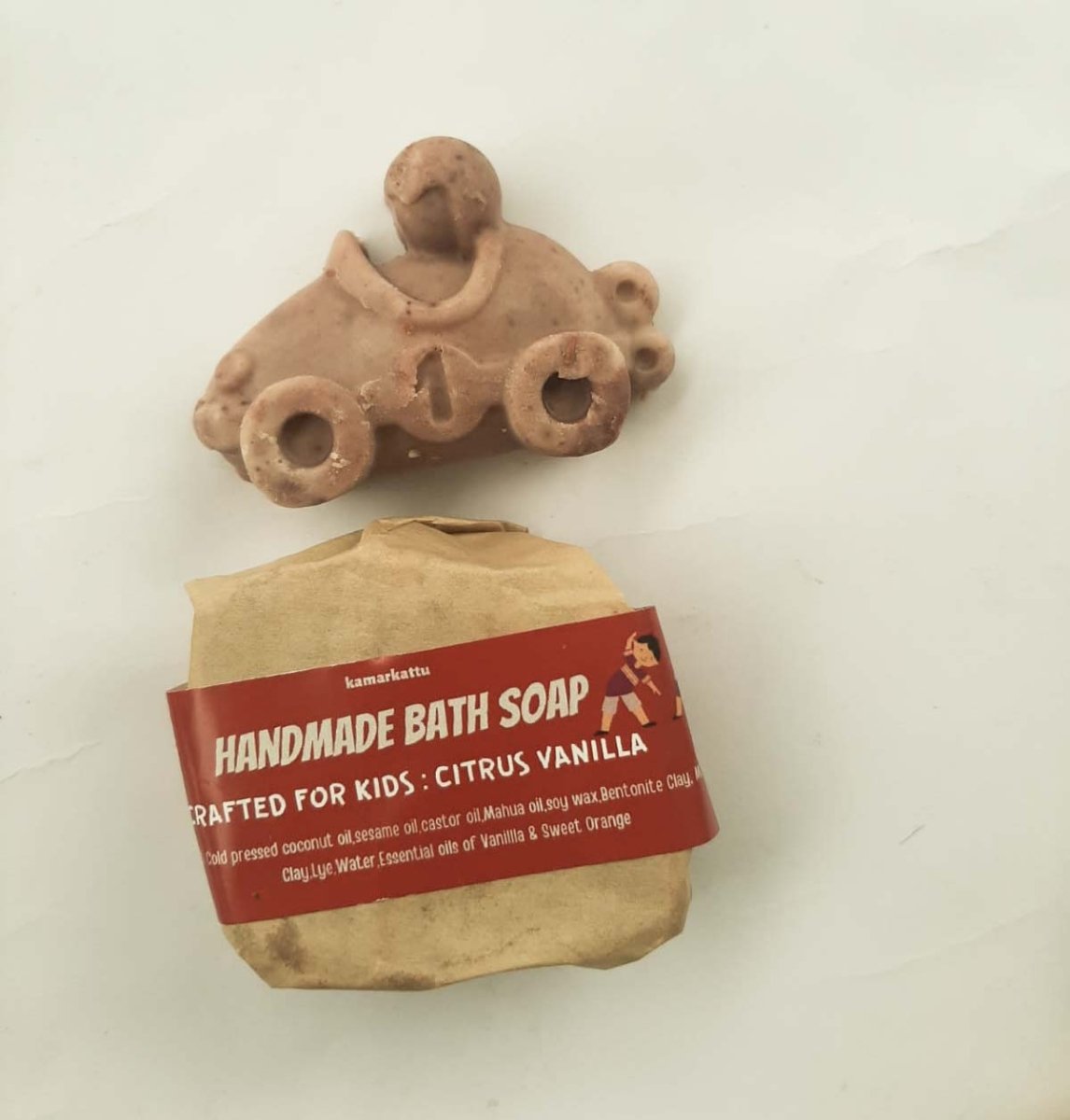 Handmade Bath soap - Crafted for kids - 6 toy soap bars | Verified Sustainable by Brown Living™