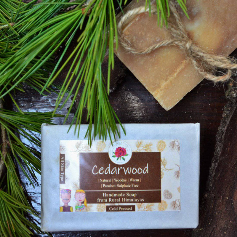 Buy Handmade Cedarwood Soap | Shop Verified Sustainable Body Soap on Brown Living™