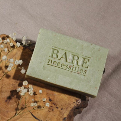 Handmade Cold processed Rose & Green Soap for Dry Skin - Pack of 2 – Body Soap on Brown Living™. SKU: Soothe - operator - soap - 75g. Img 2.