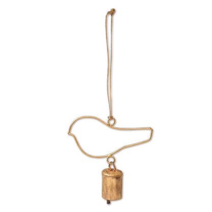 Handmade Copper Bell - Bird Design | Verified Sustainable by Brown Living™