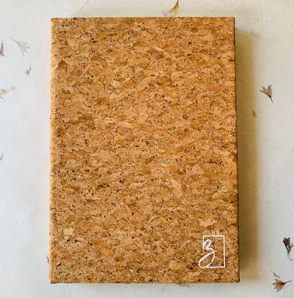 Handmade Cork Diary - A5 Journal - Blank Pages | Verified Sustainable by Brown Living™