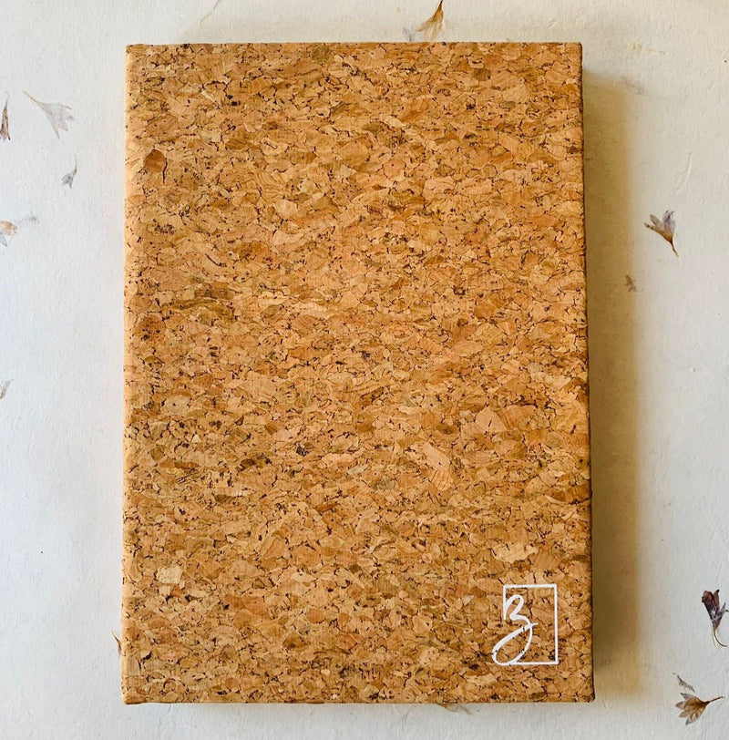 Handmade Cork Diary - A5 Journal - Blank Pages | Verified Sustainable Notebooks & Notepads on Brown Living™