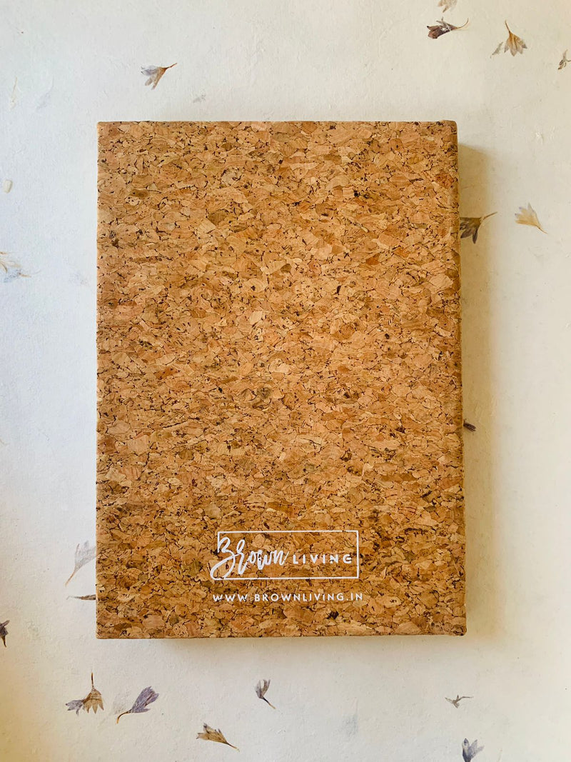 Handmade Cork Diary - A5 Journal - Blank Pages | Verified Sustainable Notebooks & Notepads on Brown Living™