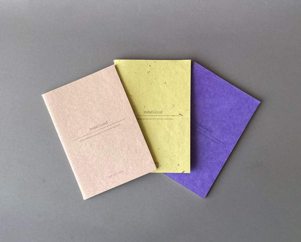 Buy Handmade Diary - Set of 3 | Shop Verified Sustainable Notebooks & Notepads on Brown Living™