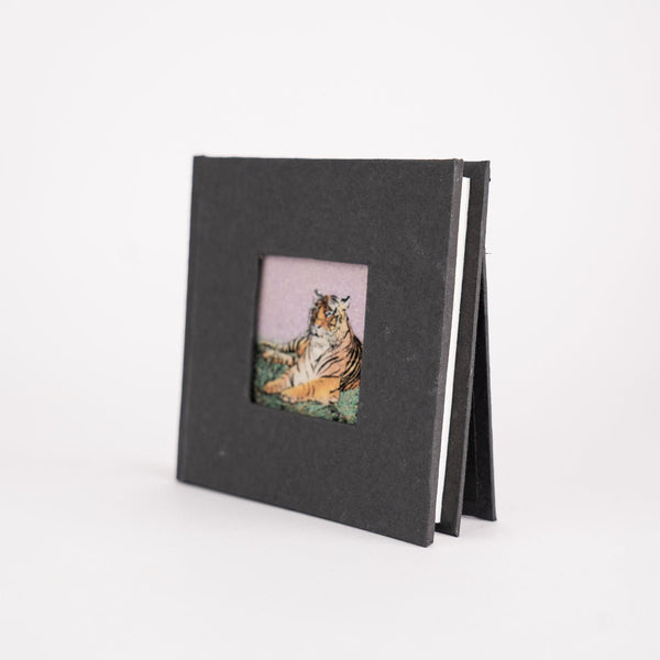 Buy Handmade Diary with Beautiful Gemstone Art | Black | Shop Verified Sustainable Notebooks & Notepads on Brown Living™