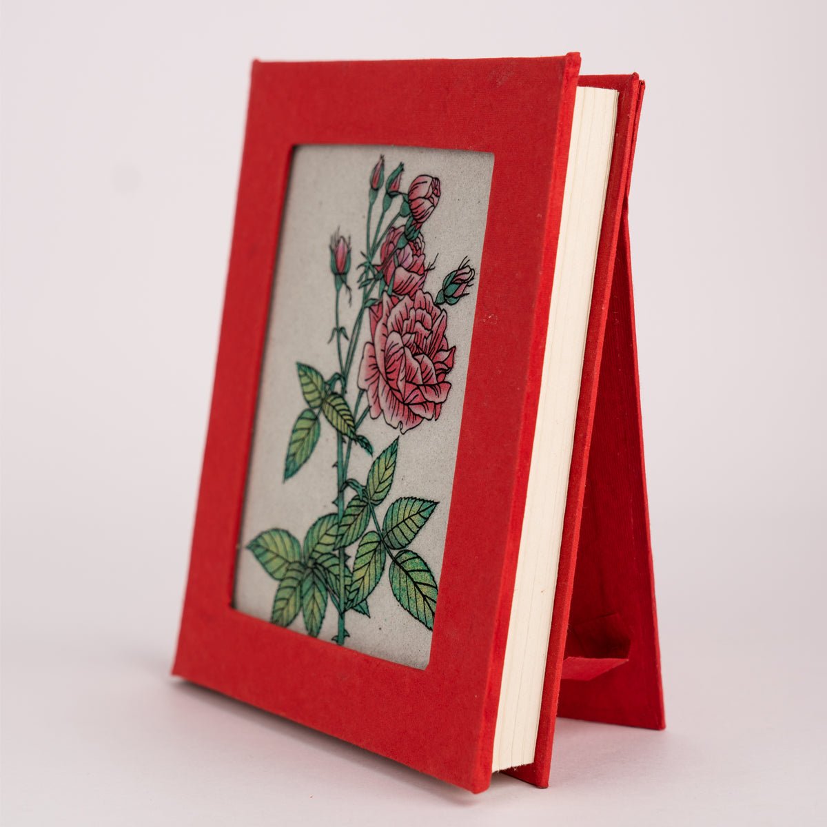 Handmade Gemstone Art Diary / Journal – Notebooks & Notepads on Brown Living™. SKU: DG007. Img 1.