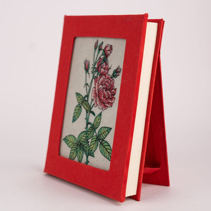 Handmade Gemstone Art Diary / Journal – Notebooks & Notepads on Brown Living™. SKU: DG007. Img 1.