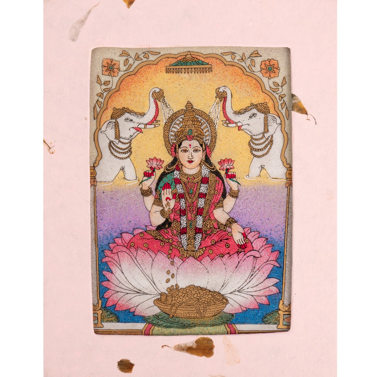 Handmade Gemstone Art Diary / Journal – Notebooks & Notepads on Brown Living™. SKU: DG020. Img 2.