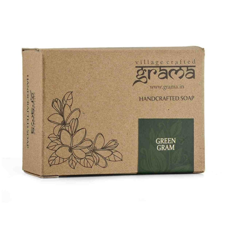 Buy Handmade Green Gram Soap, 125g | Pack of 2 | Shop Verified Sustainable Body Soap on Brown Living™