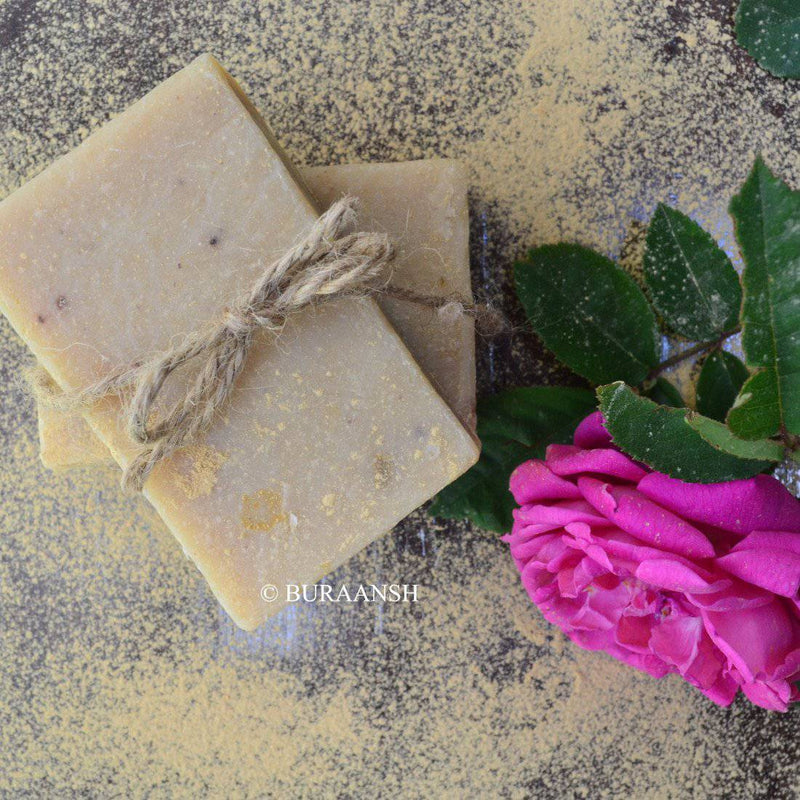 Buy Handmade Himalayan Clay & Rose Oil Soap | Shop Verified Sustainable Body Soap on Brown Living™