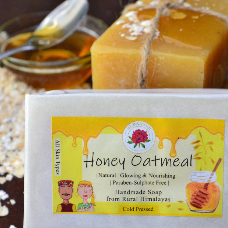 Buy Handmade Honey Oatmeal Soap | Shop Verified Sustainable Body Soap on Brown Living™