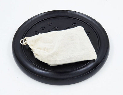 Handmade Indian Wooden Glass and Marble Solitaire Board Game – Learning & Educational Toys on Brown Living™. SKU: 1006416. Img 5.