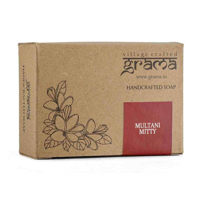 Handmade Nalpamara, Charcoal Soap, Multani Mitti Soap, Combo Pack for Oily Skin, 125g each – Body Soap on Brown Living™. SKU: 248 - 10805 - GMACOMBO_NALPA_CHARCL_MULM. Img 8.